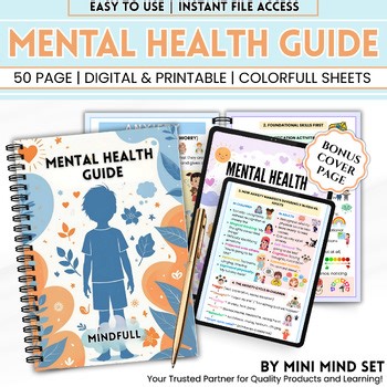 Anxiety Worksheets for Kids | Emotional Regulation Activities | Coping Skills
