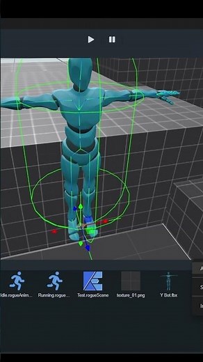 Making a #threejs Third Person Controller EASY with Rogue Engine #gamedev | JavaScript | TypeScript