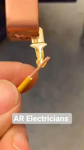 wire crimping tricks #electrical #tools #diy #experiment #shortsfeed #shorts