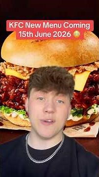 KFC Nee Menu June 2026 😳 #kfc #news #food