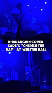 Khruangbin's intimate club tour hit Webster Hall on Monday night, where they covered Sade's "Cherish the Day." 📹 TravisLopes on YouTube | BrooklynVegan
