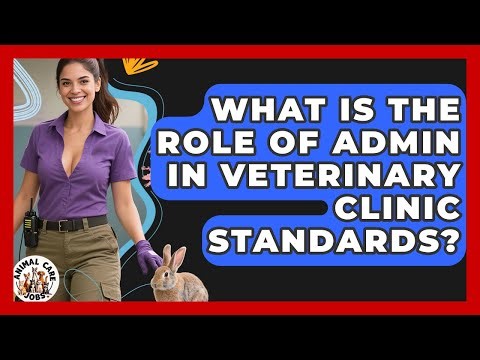 What Is The Role Of Admin In Veterinary Clinic Standards? - Animal Care Jobs