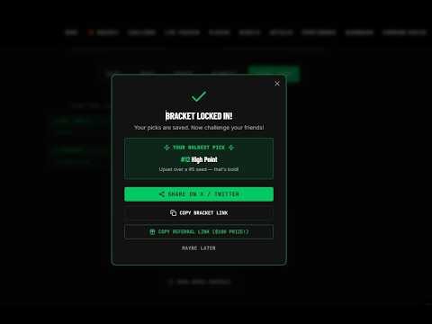 Best Prize Picks Inaugural March Madness Bracket Challenge March 19th #marchmadness ! 🏀