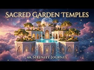 Discover Sacred Garden Temples in the Sky | 4K Serenity