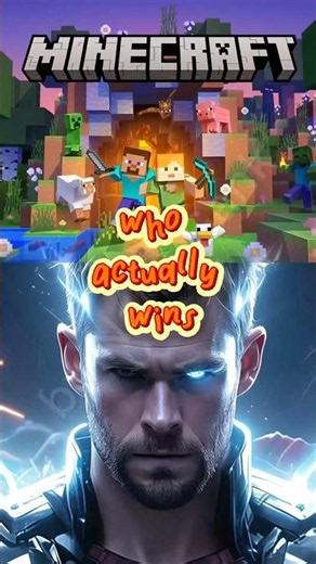 When Minecraft Entity meets Thor👑