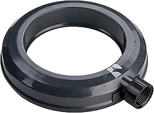 Spot Watering Circle Ring Sprinkler 400002, Covers Over 30 Ft Diameter, Decorative, Single Pattern by New England Garden Tools