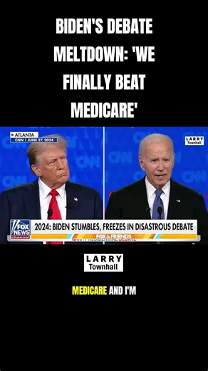 💀 GAFFE: Biden's 'We Finally Beat Medicare' Debate Moment As Jill Pushes Her Book