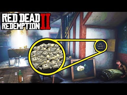 *SECRET* HOUSE FILLED WITH MONEY AND... in Red Dead Redemption 2! Easy Money RDR2!