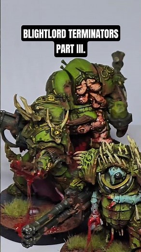 Blightlord terminators from a different angle. Death Guard, Warhammer40k