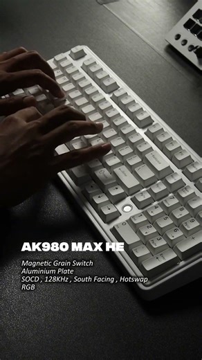 Ajazz AK980 MAX HE Mechanical Gaming Keyboard #mechanicalkeyboard #ak980max #gaminggear #gamingzone