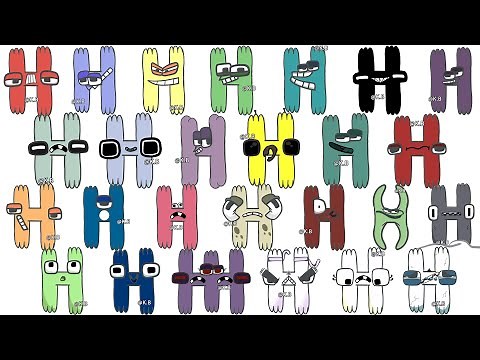 Alphabet Lore But Everyone Is H Transform ( Full Version A-Z )
