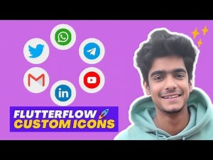 FlutterFlow Custom Icons In Just 3 Minutes