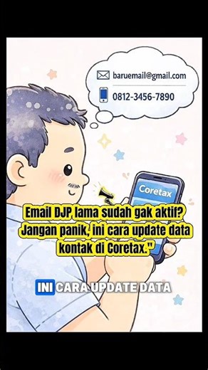 TUTORIAL PERUBAHAN ALAMAT EMAIL/NO HP DI AKUN CORETAX