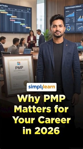 Why PMP Matters for Your Career in 2026? | Benefits of PMP Certification | #Shorts | #Simplilearn