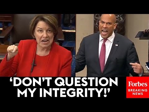 SHOCK MOMENT: Klobuchar Calls Out Booker On The Senate Floor—Then He Issues A Blistering Response