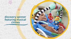 Let your baby rock in the Baby Einstein™ Neighborhood Symphony Rocker! This fun music-themed rocker not only plays music sounds and classical melodies, but has soothing vibration for your little one. Available at Target http://bddy.me/2lJ9DVT | Baby Einstein