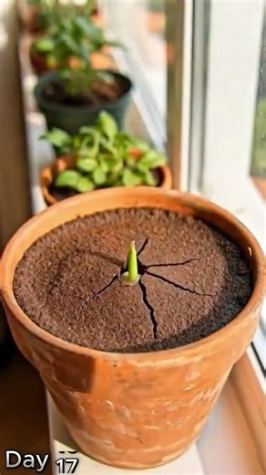 This Garlic Started Growing Fast 😳 #plants #kitchengarden