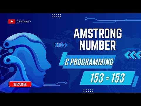 Check Amstrong number or not || C programming || CS By Siraj || #trending #coding #education