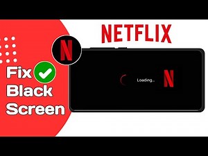 Netflix Black screen with sound issues on Android || Netflix Stuck at keep loading screen (FIXED)