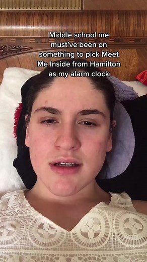 Definitely took a few years off my life #hamilton #hamiltonmusical #regrets #meetmeinside #hamiltonphasesurvivor #alarmclock