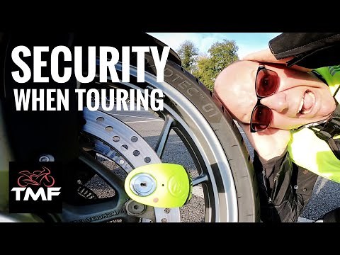 Beginners guide to motorcycle security on tour | How to secure your motorcycle