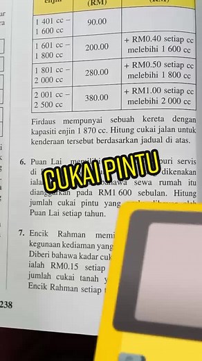Matematik Tingkatan 5: Pengenalan kepada Percukaian