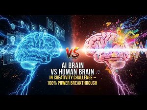 AI Brain vs Human Brain in Creativity Challenge — 100% Power Breakthrough!