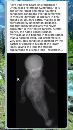 The Rare Congenital Mystery of Sirenomelia