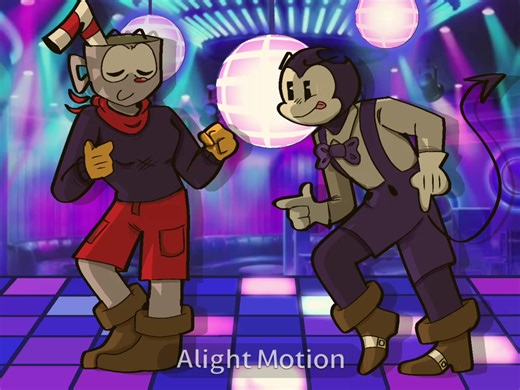 Exploring My AU: Cuphead and Bendy Drawings