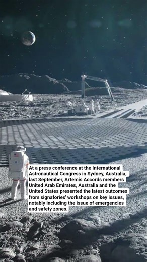 Collaborative project between nations for lunar habitats #universetube #missiontothemoon