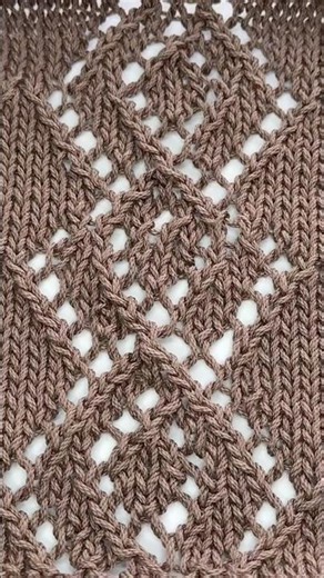 ASMR 🧶Charming Lace Knitting Pattern ✨ Soft, Elegant & Easy to Knit!