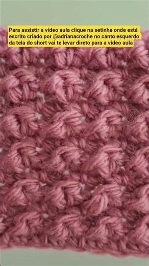 Cloud stitch in crochet. The video tutorial is now available!