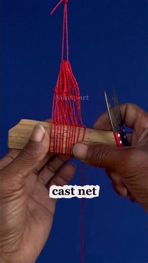 step by step making of cast net #knot #net #castnet