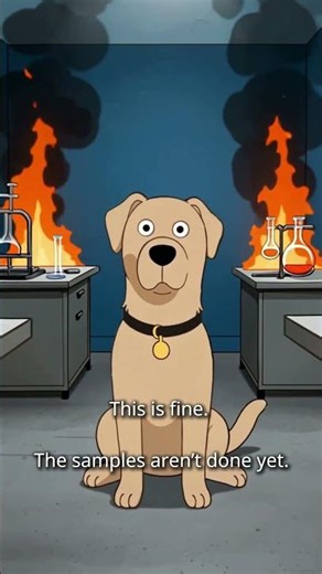 Fire Alarm in the Lab — This Is Fine (Lab Humor Short)