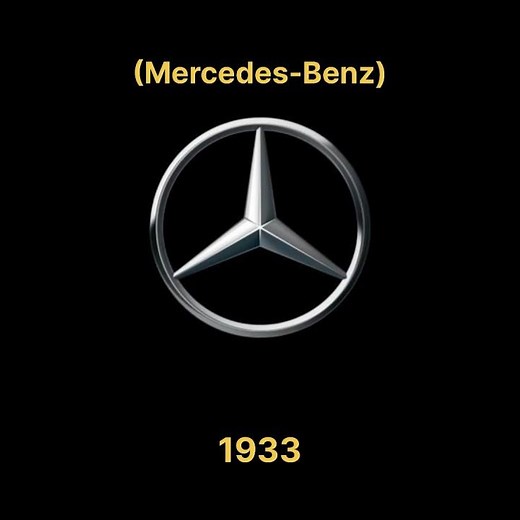 Mercedes-Benz logo evolution 1933-1903