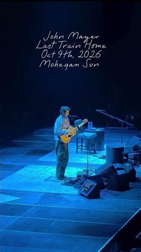 🚂 John Mayer’s Last Train Home at Mohegan Sun Is a Vibe! 🎸🔥