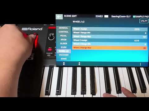 Roland Fantom 06 Effects Control
