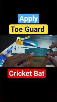 How to Apply Toe Guard on Cricket Bat | Leather Ball Bat