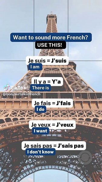 𝐖𝐚𝐧𝐭 𝐭𝐨 𝐬𝐩𝐞𝐚𝐤 𝐅𝐫𝐞𝐧𝐜𝐡 𝐥𝐢𝐤𝐞 𝐚 𝐧𝐚𝐭𝐢𝐯𝐞? 🇫🇷 Here are 5 essential shortcuts French people use in everyday conversation! 🗣️ Ready to take your French to the next level? ⏫ Comment “𝐆𝐔𝐈𝐃𝐄” to start learning the French basics with our free Study Guide. 💌 . . . #french #frenchlanguage #studyfrench #learnfrench #frenchlesson #frenchonline #frenchlearning #fle #frenchvocabulary #frenchwords #frenchteacher #frenchclass #easyfrench #frenchforbeginners #talkinfrench