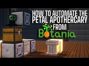 How to Automate, The Petal Apothecary From Botania! (ATM9)