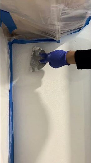 Drywall Repair using 5 minutes joint compound- matching orange peel texture.