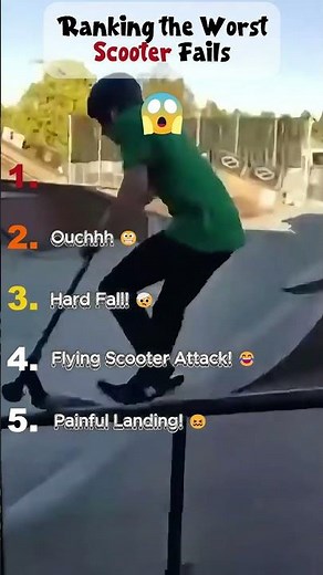 Ranking the Worst Scooter Fails