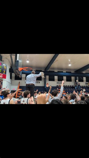 LaGrange Academy coach Britt Gaylor finishes cutting the net down after tonight's win over Oak Mountain in the region-championship game. Way to go coach Gaylor. | Beetvsports