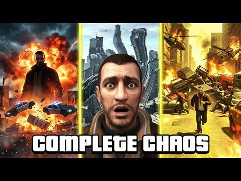 GTA 4, Anything That Could Go WRONG, Did With This CHAOTIC Mod!