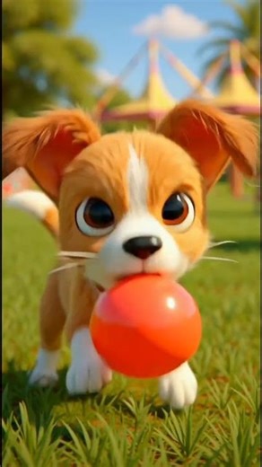 Cute Dog Chasing Cat 😹🐶 | Funny 3D Cartoon Animation | Dog vs Cat Short