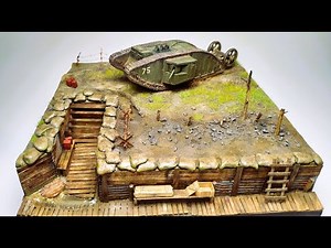 WWI Diorama - 1/72 - Trench Area