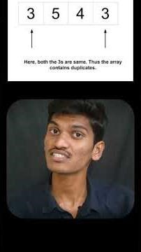 Find Duplicate Elements in Arrays#leetcode 271#contains Duplicates#day 3#coding#btech#pavanscodehub