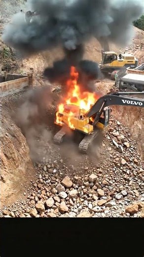 CAUGHT ON CAMERA 😱 Heavy Equipment Disaster #OMG2