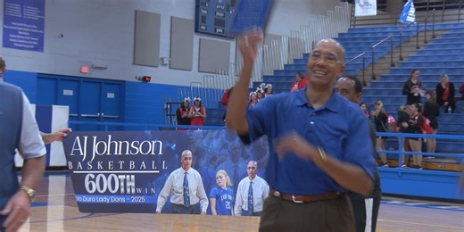 Coach Johnson earns historic 600th win with Lady Dons