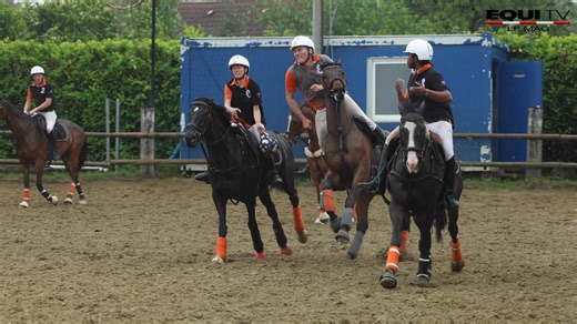 Horse-ball, équitation, vitesse et esprit d'équipe. 🏐🏇💨 Si ce n’est pas la discipline équestre qui compte le plus de pratiquant en Belgique , le Horse-ball figure sans aucun doute parmi les plus spectaculaires. Découvrez tout pour, pourquoi pas, débuter dans la discipline. | EQUI TV